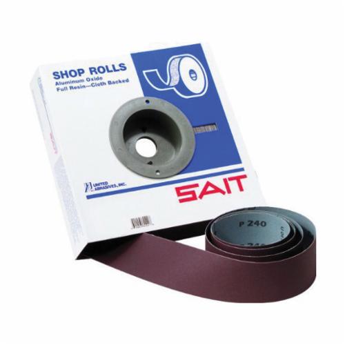 Plain Backing Sait 80830 2 Inch X 50Yd 80 Grit Ea-F Aluminum Oxide Industrial Cloth Roll