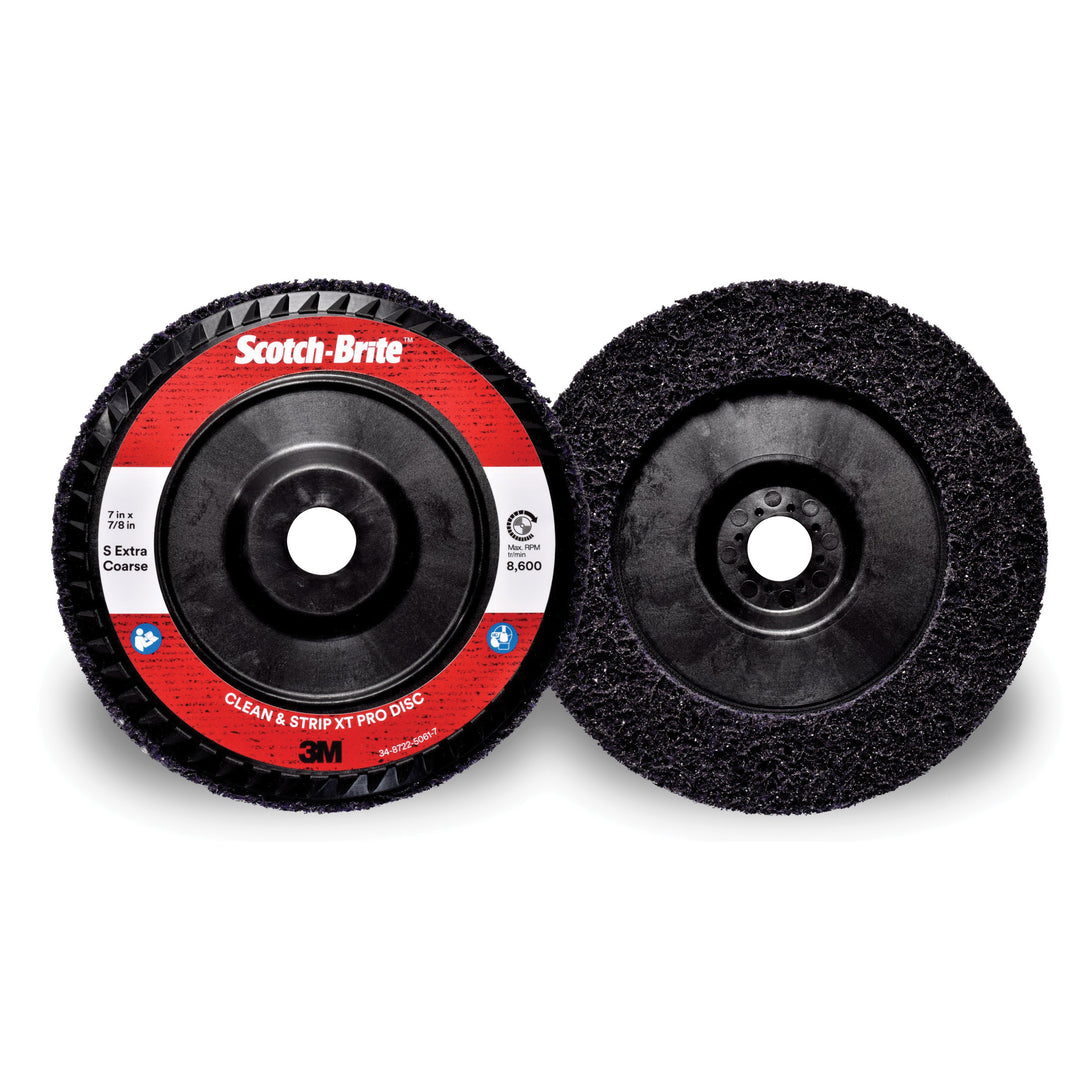 3M SB05587 Scotch-Brite Clean And Strip xt Pro Disc, T27, S Extra-Coarse, 7 in x 7/8 in (177 mm x 22.2 mm) Sb05587
