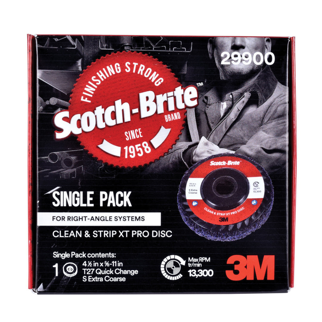 3M AM76093 Scotch-Brite 4-1/2INxExtra Coarse-grit Silicon Carbide Clean and Strip XT Pro Disc 3M 7100176093