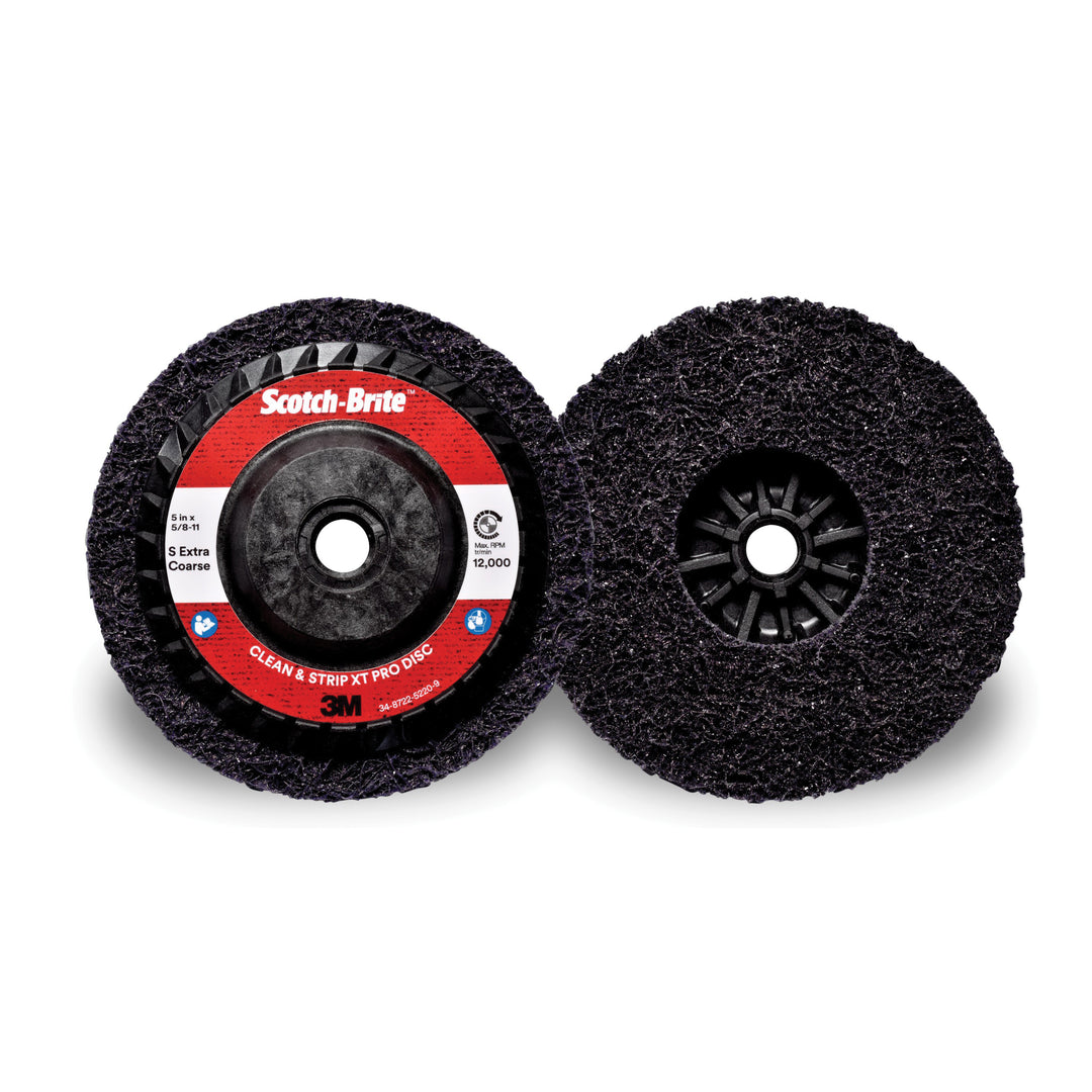 3M SB29931 Scotch-Brite Clean and Strip XT Pro Disc T27 S XCS Quick Change 5 in x 5/8-11 in (127 mm x M18 x 2)