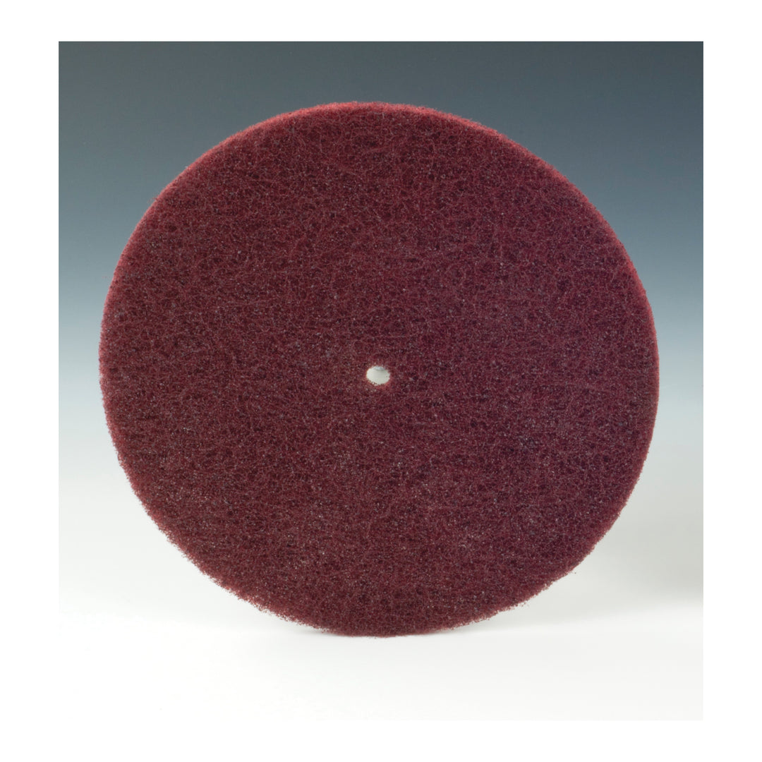 3M SB00667 Scotch-Brite Light Deburring Disc, 6 in x 1/4 in A Vfn, 1 Sb00667