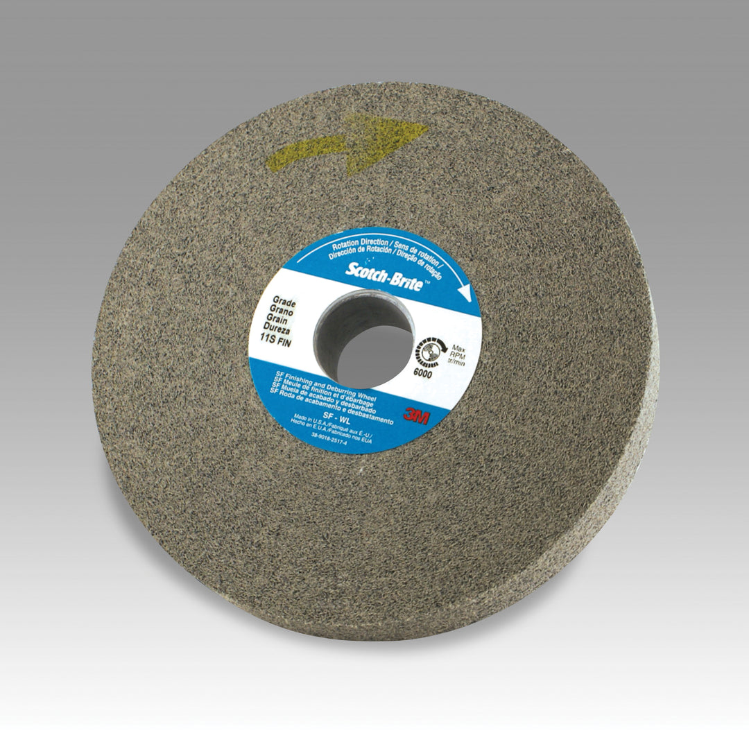 Non-woven Wheels 3M SB03993 Scotch-Brite Light Deburring Wheel 6 in x 1/2 in x 1 in 6 Fine