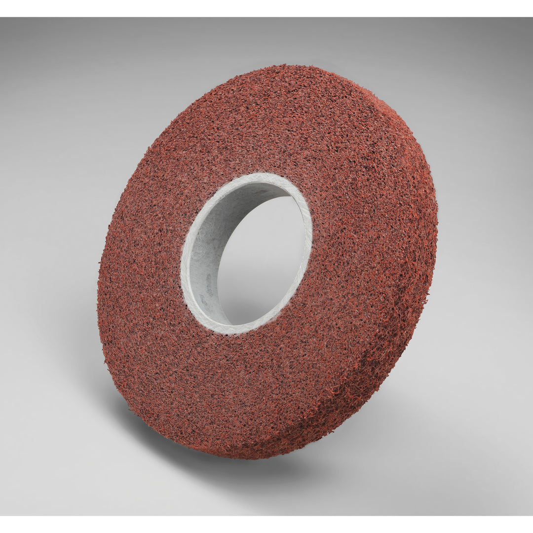 3M SB01871 Scotch-Brite Metal Finishing Wheel, 8 in x 1 in x 3 in 5A Med, Sb01871