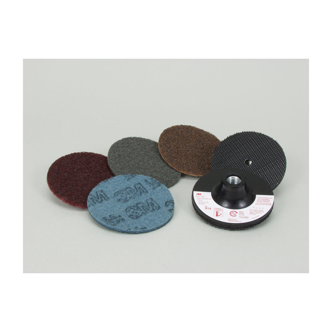 3M AB08707 Scotch-Brite Surface Conditioning Disc Pack 914S assorted colours 4 in (101.6 mm)