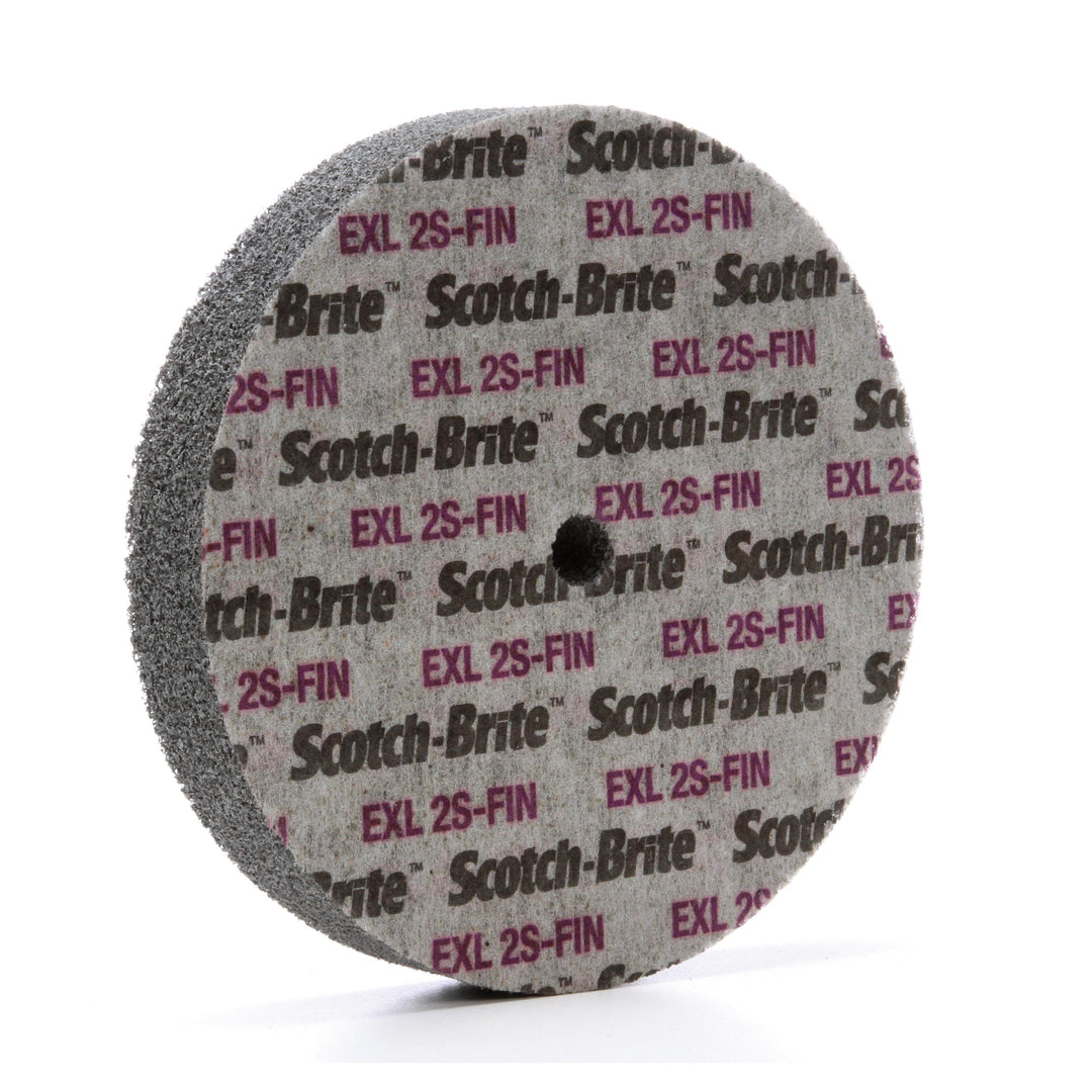 Non-woven Wheels 3M SB00358 Scotch-Brite Exl Unitized Wheel 6 in x 1 in x 1/2 in 2S Fine