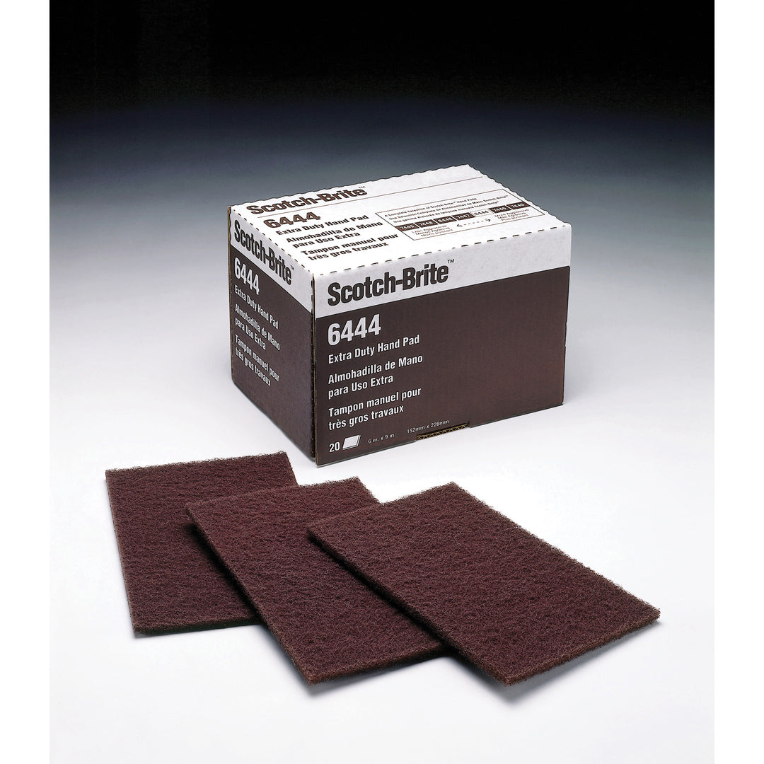 Hand Pads 3M SB16554 Scotch-Brite Extra Duty Hand Pad 6444B 6 in x 9 in 60 Pa Bulk