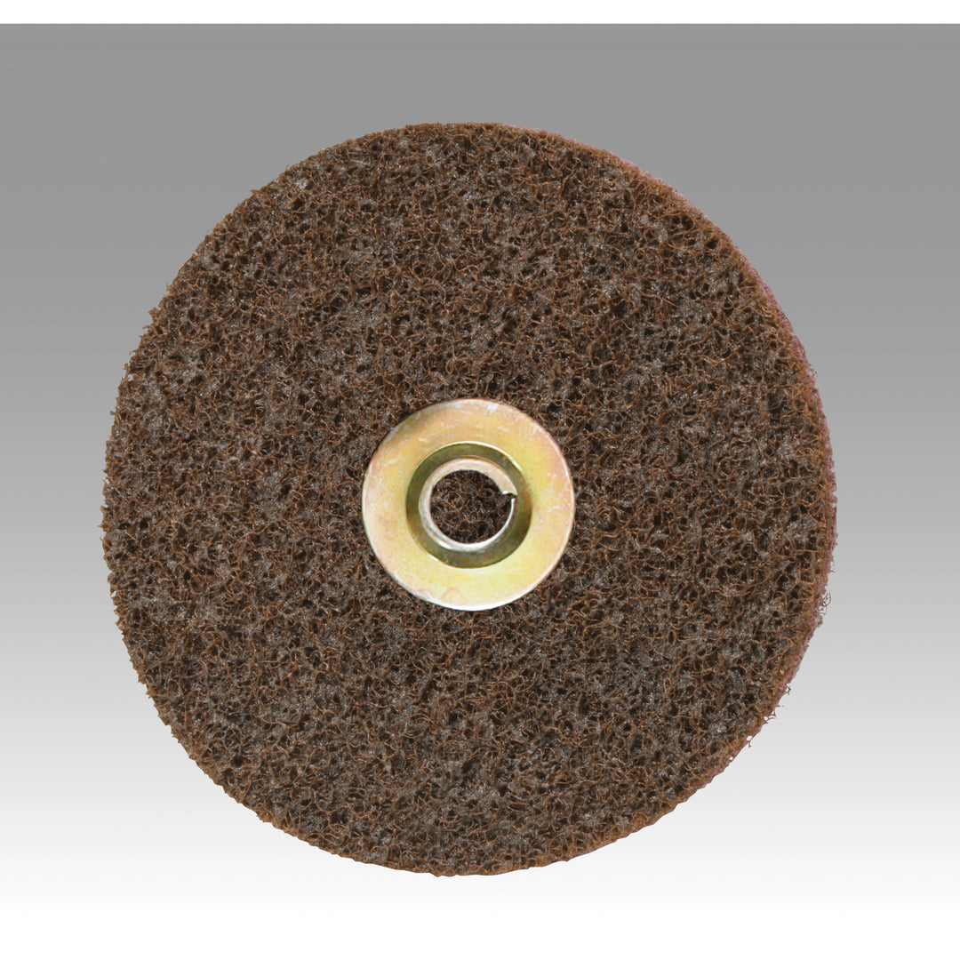 Non-woven Discs 3M SB18002 Scotch-Brite Surface Conditioning Disc Tn Quick Change A Coarse 5 in x No Hole