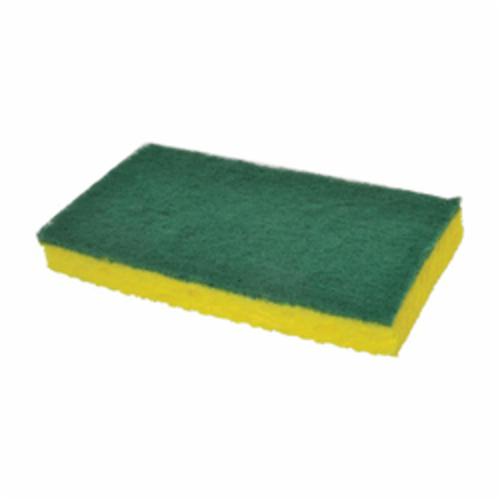 Non-woven Pads 3M H-74-6.25X3.5 Scotch-Brite Medium Duty Scrub Sponge H-74 6.1 in x 3.6 in (91 mm x 150 mm)