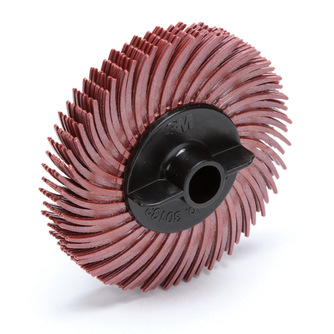 Bristle Discs 3M SB30121 Radial Bristle Disc RB-ZB Thin Bristle 2 Inch x 3/8 Inch (220 Grit)