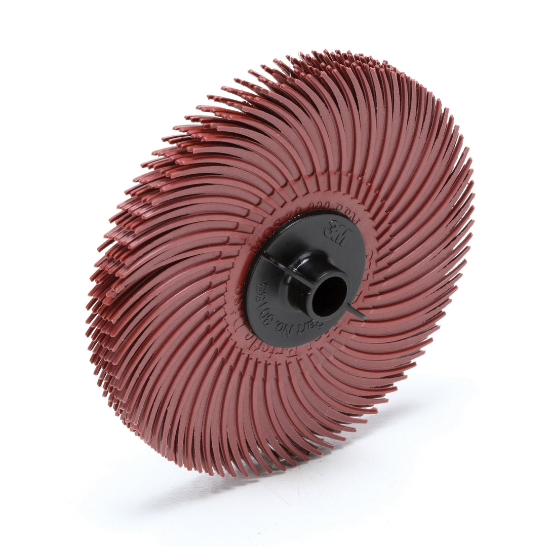 Bristle Disc 3M SB30128 Radial Bristle Disc RB-ZB 3 Inch x 3/8 Inch (220 Grit)