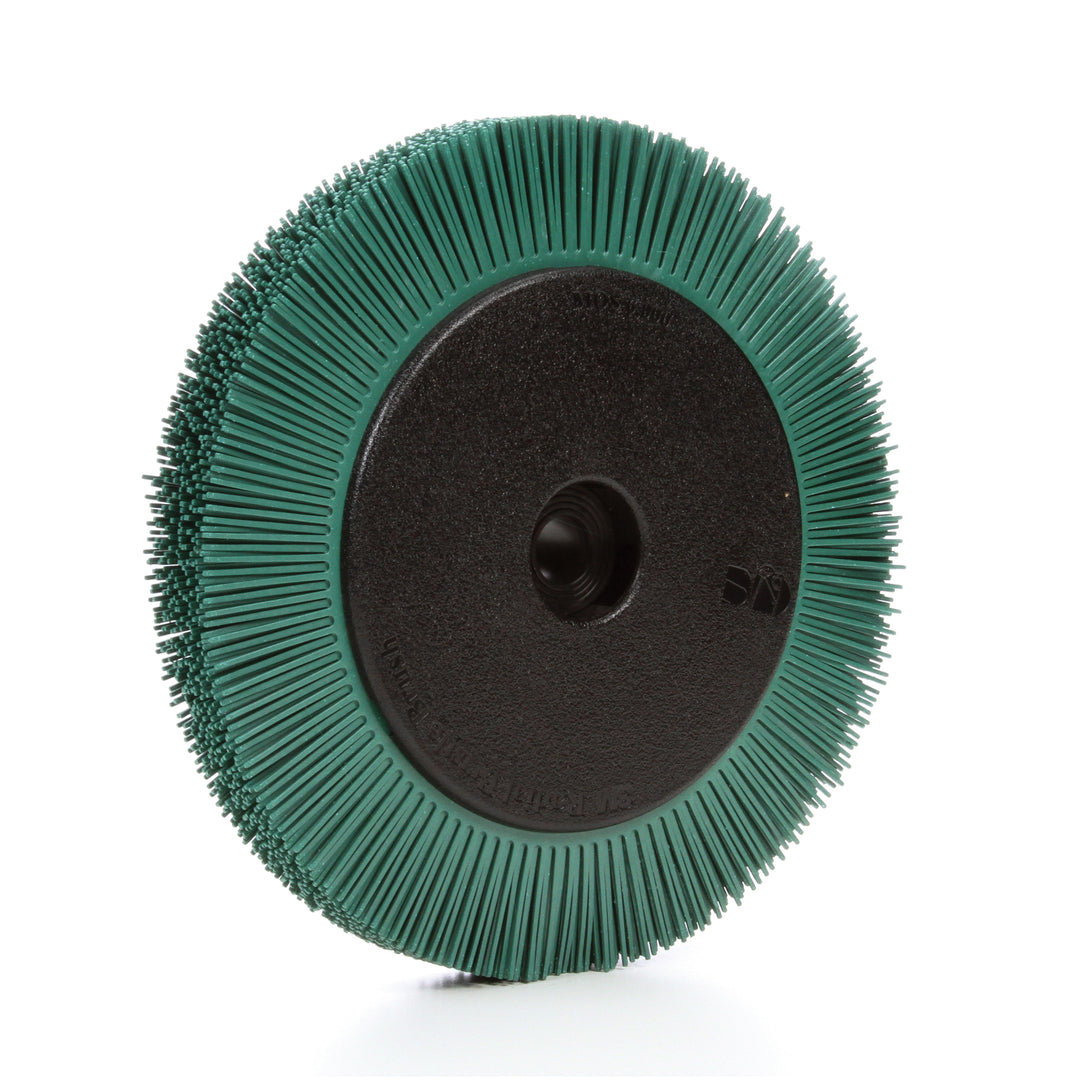 Bristle Brush 3M SB33081 Radial Bristle Brush 8 Inch x 1 Inch x 1-1/4 Inch (50 Grit) With Flange