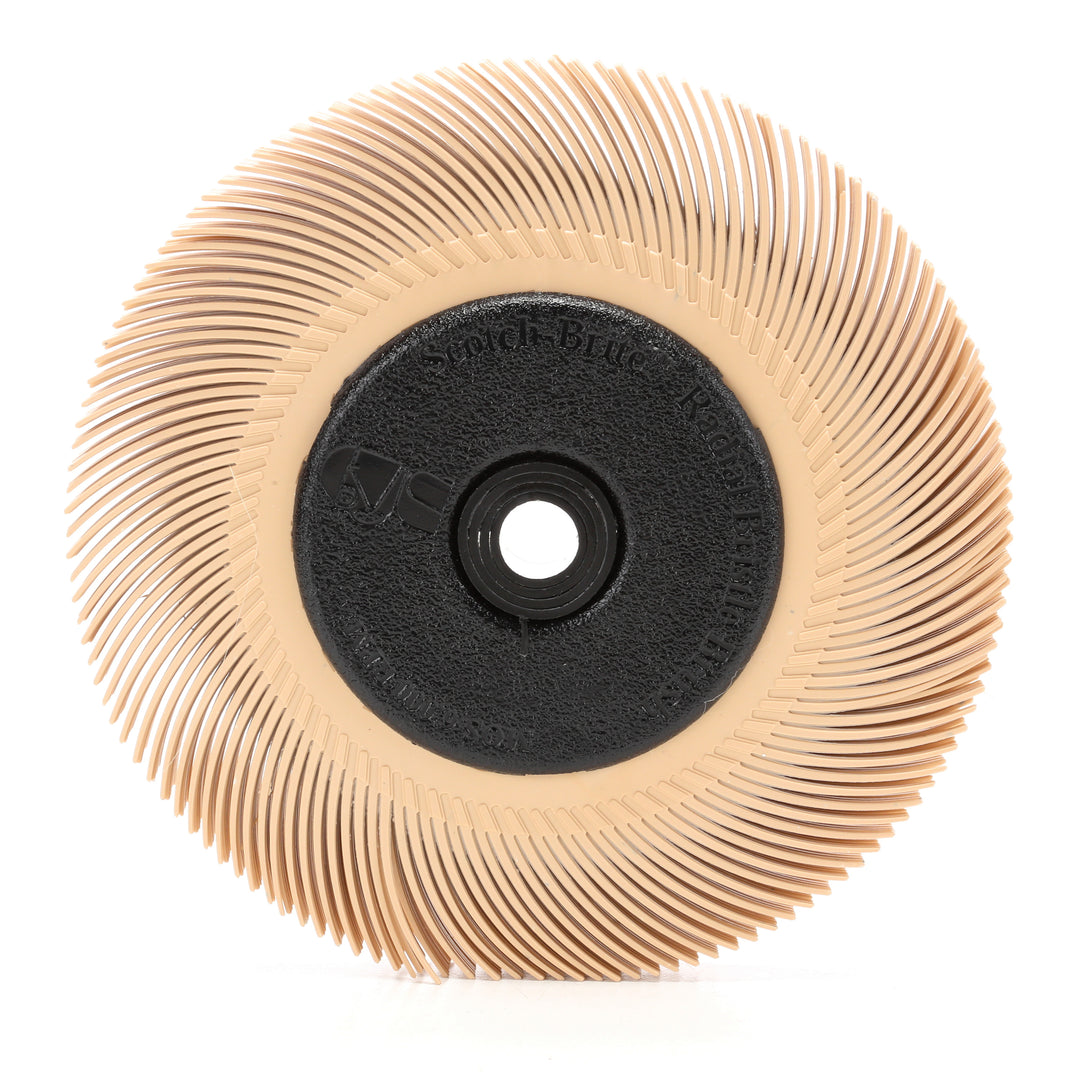 Bristle Brush 3M SM46180 Radial Bristle Brush BB-ZB 6 Inch x 7/16 Inch x 1 Inch (6 Micron) With Adapter