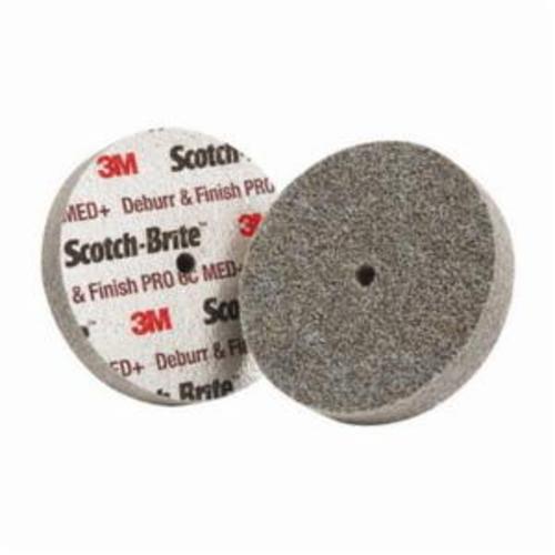 3M SB65007 Scotch-Brite Deburr And Finish Pro Unitized Wheel, 3 in x 1/2 in x 1/4 in 6C Med+, Sb65007