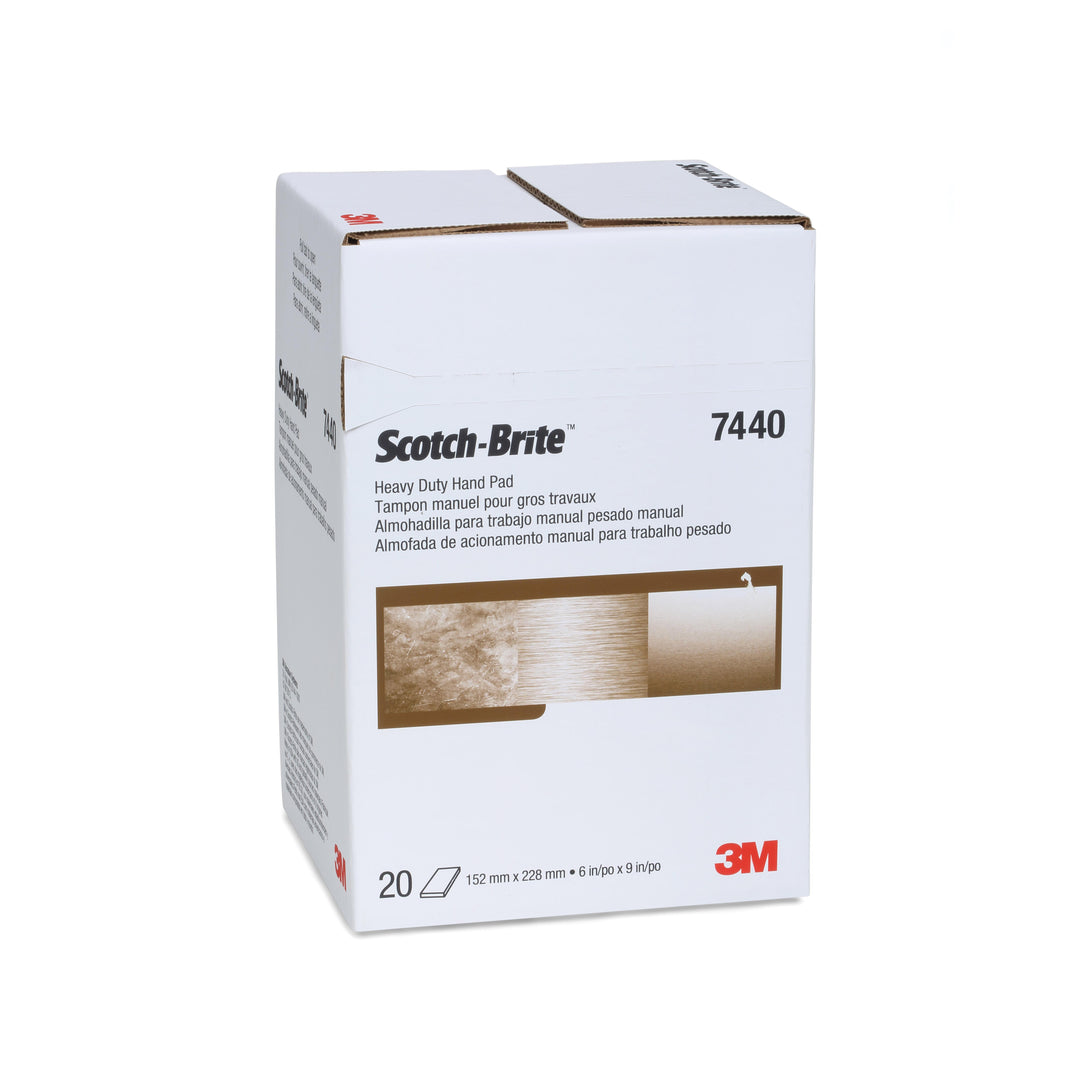 Non-woven Pads 3M SB18451 Non-Woven Pads Scotch-Brite 7440 Brown Case 6x9