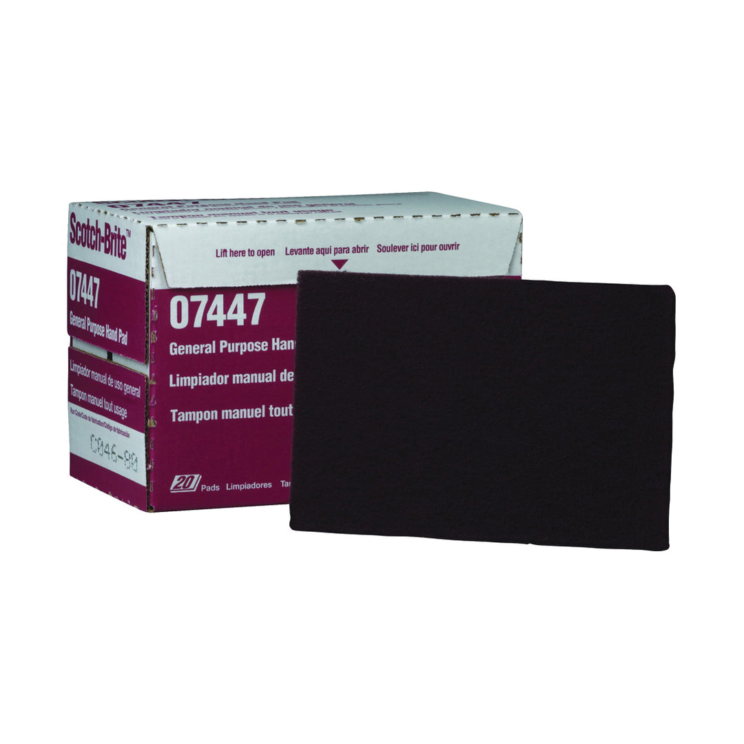 Hand Pads 3M SB07447 Scotch-Brite General Purpose Hand Pad 07447 20 Pads Per Box, 3 Boxes Per Case