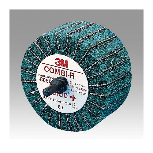 3M AB80802 Scotch-Brite Combi-R Wheel 80802, 2-1/2 in x 1-1/4 in 80 x-Weight, Ab80802