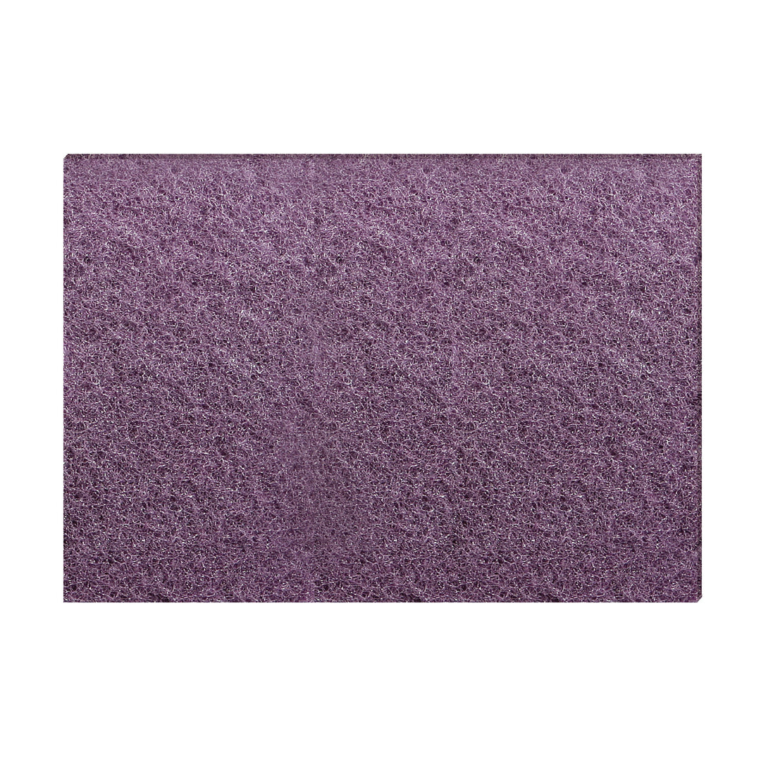 3M F-PURPLE-20X14 Scotch-Brite Purple Diamond Floor Pad Plus, 20 in x 14 in, F-Purple-20x14