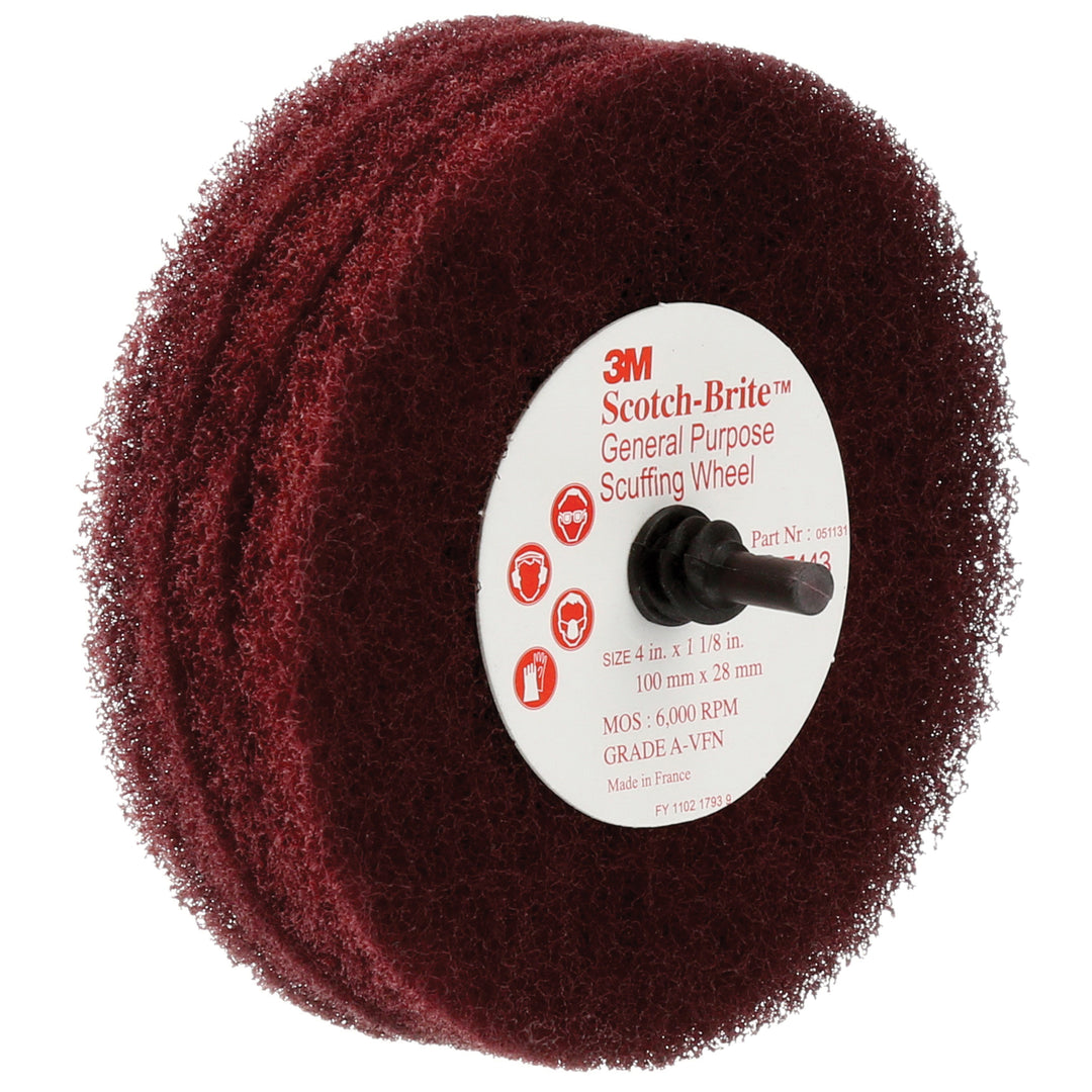 3M SB67430 Scotch-Brite Roloc Plus General Purpose Scuffing Wheel 3M 7100199070