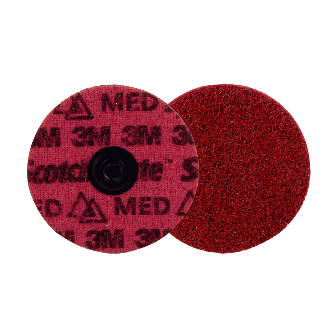 3M AB9183 Scotch-Brite Roloc Precision Surface Conditioning Disc PN-DS Medium TS 4 in (101.6 mm) 25/Inner 100/Case Dispenser Pack 3M 7100263880