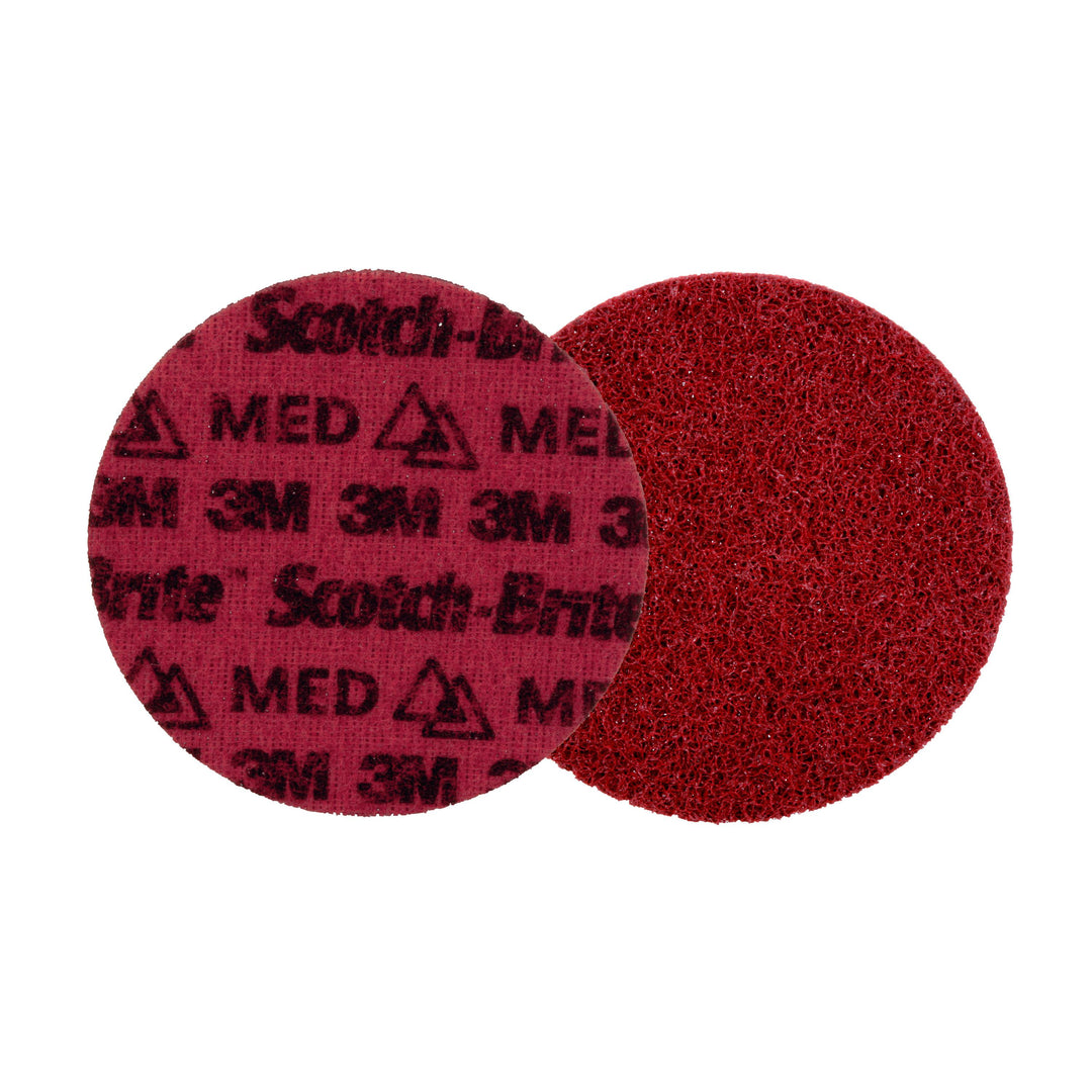 3M AB9244 Scotch-Brite Precision Surface Conditioning Disc PN-DH Medium 5 in x NH (127 mm x NH) 50/Case 3M 7100263914