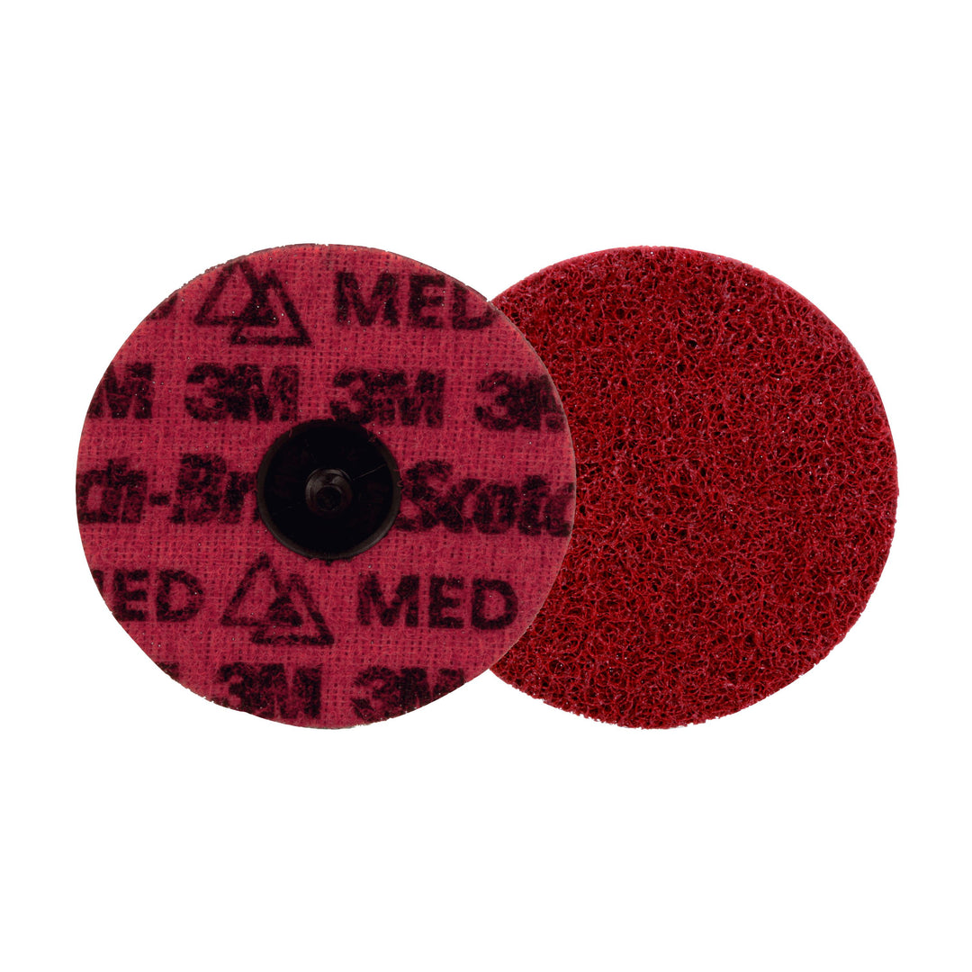 3M AB9281 Scotch-Brite Roloc Precision Surface Conditioning Disc PN-DR Medium TR 4 in (101.6 mm) 25/Inner 100/Case Dispenser Pack 3M 7100264142
