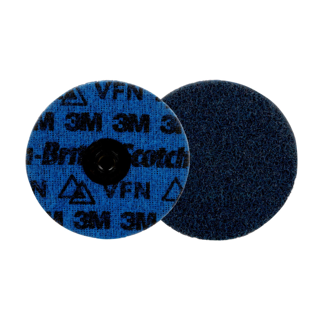 3M AB9185 Scotch-Brite Roloc Precision Surface Conditioning Disc PN-DS Very Fine TS 4 in (101.6 mm) 25/Inner 100/Case Dispenser Pack 3M 7100271027