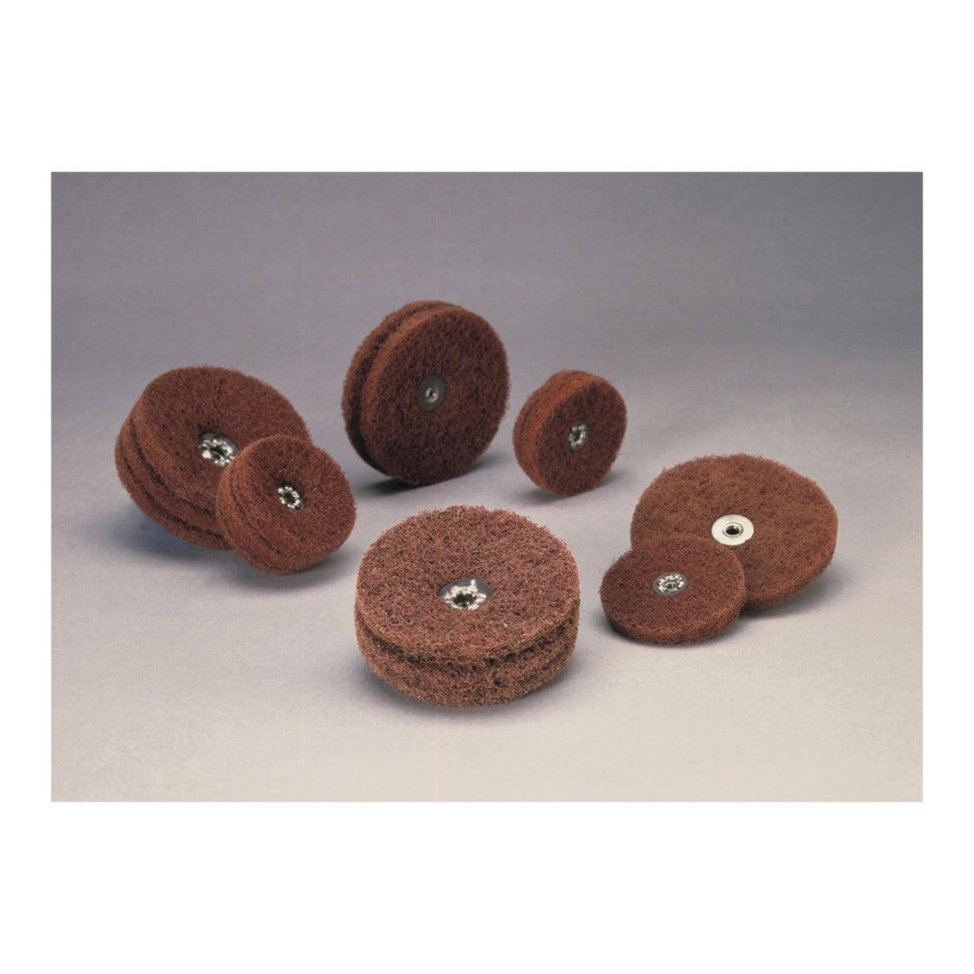 3M STA-724274 Standard Abrasives Buff and Blend Circle Buff GP 724274, 2 in x 1 Ply x 8-32 A MED, 25 per inner 250 per case 3M STA-724274