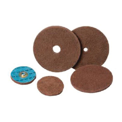 Non-woven Velcro & Scrim Backed Discs 3M STA-831708 Buff & Blend Hook & Loop Gp Vacuum Disc 831708 A Very Fine Aluminum Oxide 6 in 1