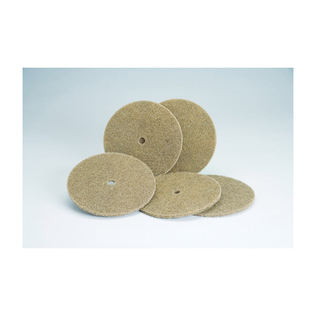 3M STA-870710 Standard Abrasives Buff and Blend AP Disc 870710, 6 Inch x 1/2 Inch A MED
