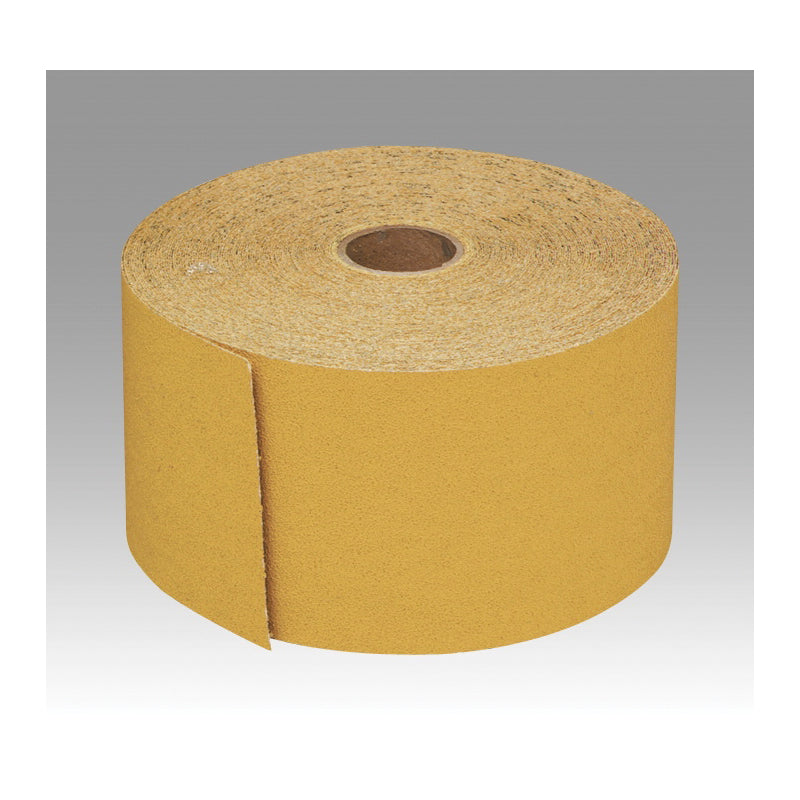 3M AB02599-1 Gold Paper Sheet Roll 216U P80 (2-3/4 in x 25 yd) A-weight