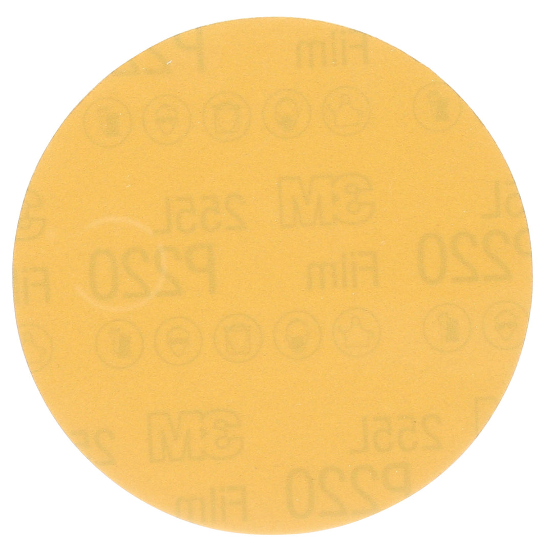 3M AM11639 3M Stikit Gold Film Disc 255L, 8 in x NH, P320, Die 800L 3M AM11639