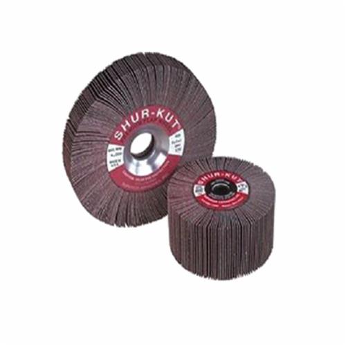 Flap Wheel SHUR-KUT MFW 2 X 1 X 1/4  80 AO 2 Inch x 1 Inch x 1/4 Inch Aluminum Oxide Shank Mounted Flap Wheel 80 Grit