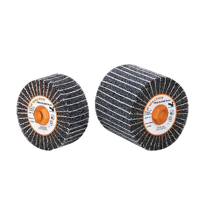Non-woven Wheels Walter 07-K 422 Non-Woven Wheels 80 Grit 2In1 4-1/2X2X5/8-11