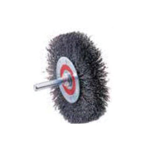 Mounted Wire Wheel Brushes Walter 13C120 Steel Mounted Wheel Brush with Crimped Wires (2 Inch x 5/8 Inch)