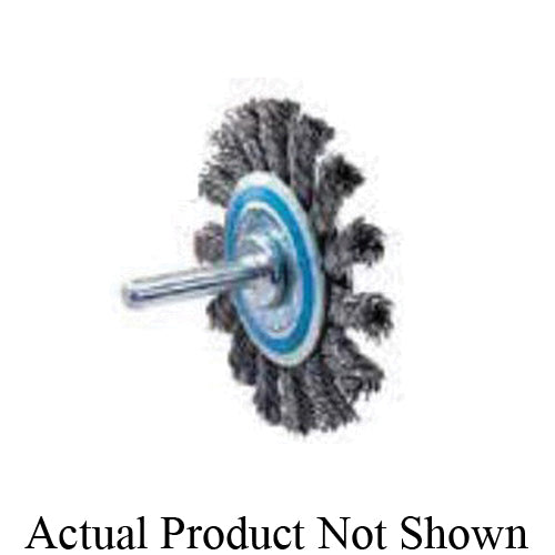 Mounted Wire Wheel Brushes Walter 13C130 Mounted Wheel Brush with knot-twisted wires (2-3/4 Inch x 3/8 Inch)