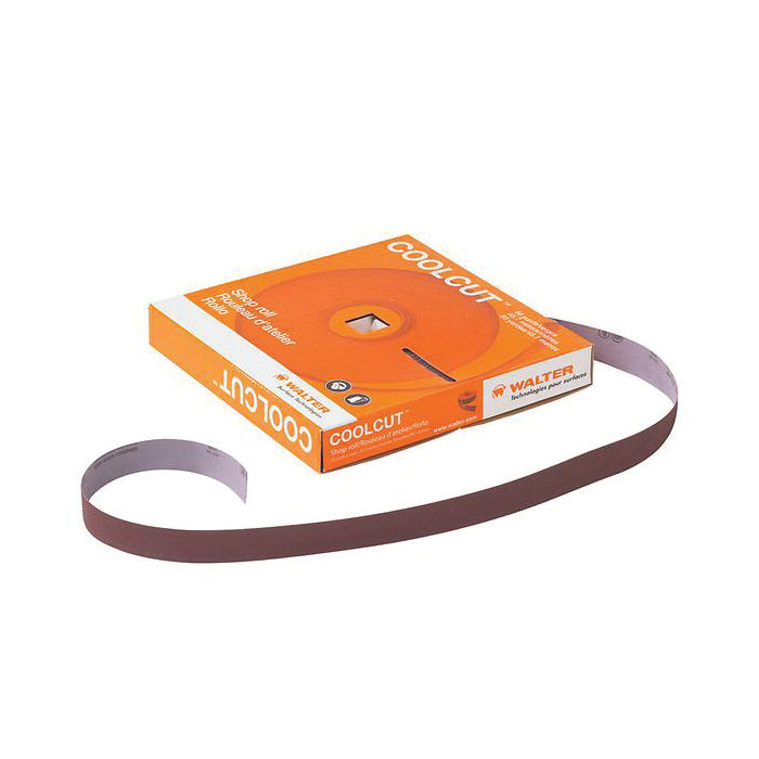 Plain Backing Walter 14C208 Shop Cloth Roll 1-1/2 Inch x 50 Yards 80 Grit Aluminum Oxide