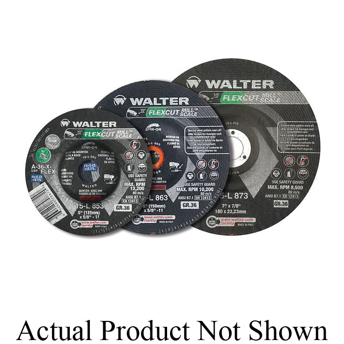 Grinding Wheels Walter 15L853 5 Inch Gr 36 Flexcut / Mill Scale