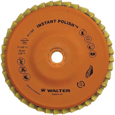 Flap Disc Walter 07T502 5 X 5/8-11 Instant Polish Flap Disc