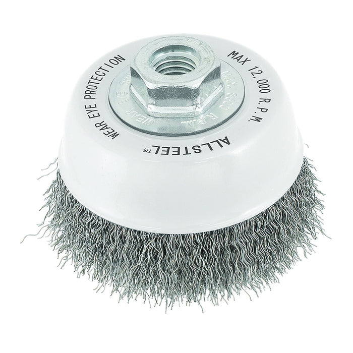 Walter 13W302 Allsteel 3 Inch 5/8-11 St Crimped Cup Brush Walter 13W302