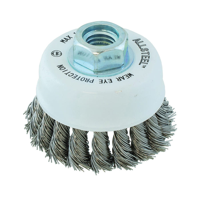 Walter 13W312 Allsteel 3 Inch 5/8-11 St Knot Cup Brush Walter 13W312