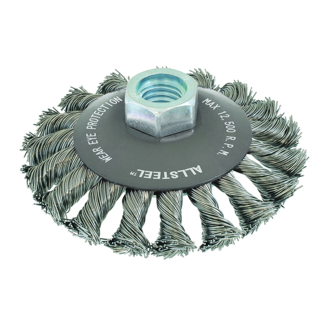 Walter 13W441 Allsteel 4X5/8-11 Knot Saucer Brush