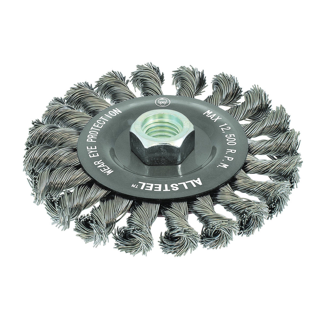 Walter 13W651 Allsteel 6X3/8X5/8-11 Knot Whl Brush