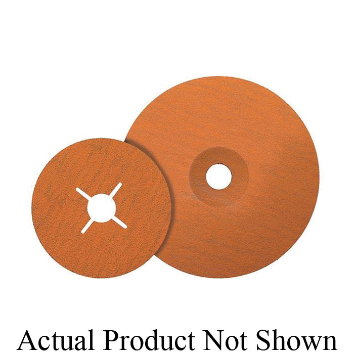 Fibre Discs Walter 15X456B 4-1/2 Inch Diameter x 7/8 Inch Arbor 60 Grit Aluminum Oxide Coolcut Fibre Disc