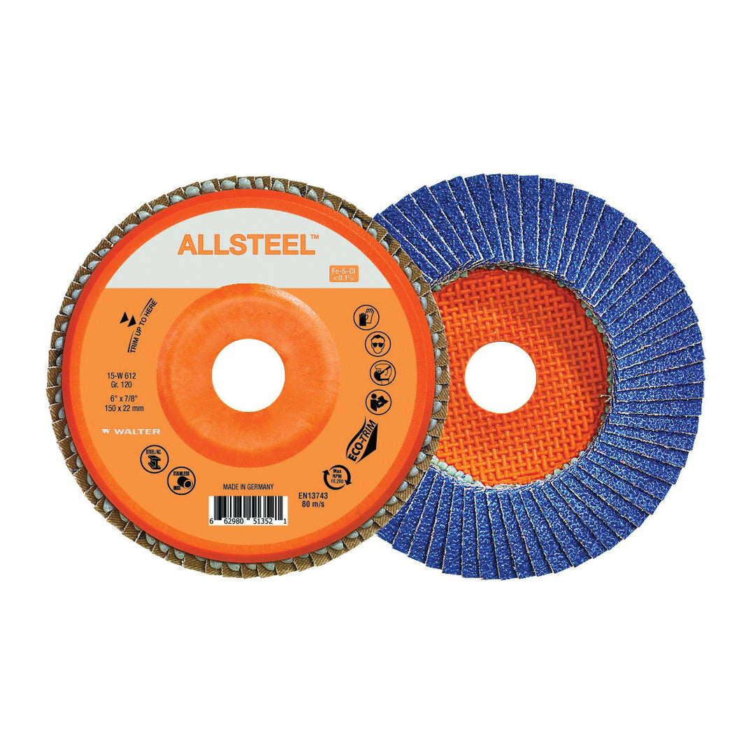 Walter 15W612 6 InchX7/8 Gr120 Allsteel