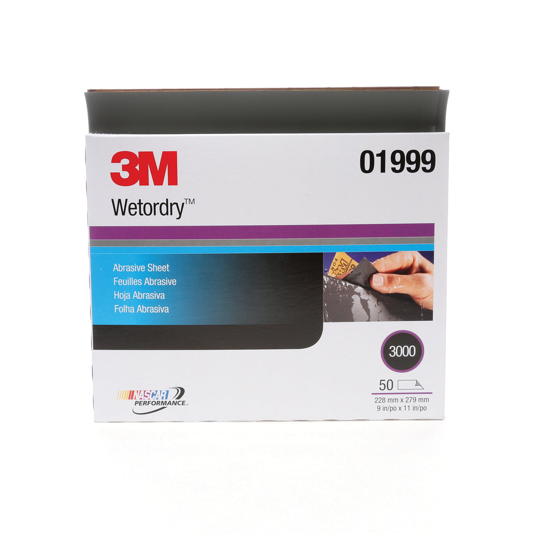 3M 1999 Wetordry Abrasive Sheet 401Q 3000-grit Aluminum Oxide (9 Inch x 11 Inch)