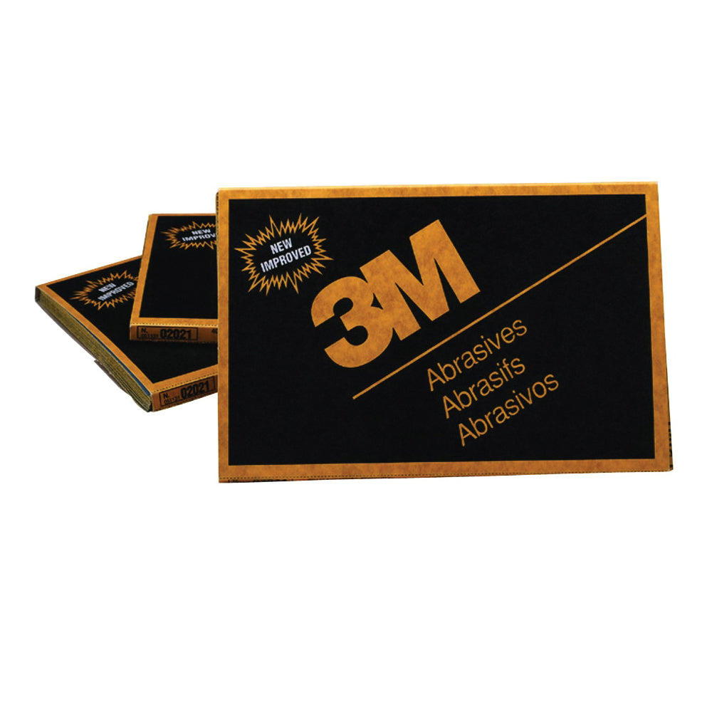 Plain Backing 3M PN02021 5-1/2 Inch x 9 Inch 401Q Silicon Carbide 1000 Grit Plain Non-Vacuum Abrasive Paper Strip