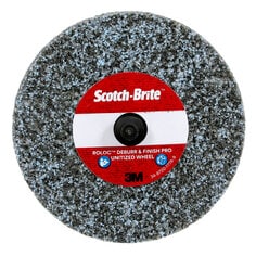 3M SB65083 Rolloc Deburr And Finish Pro Unitized Wheel Tr 3 Inch x 1/4 Inch x No Hole 6C Med+
