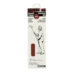 3M 10127NA 3M Drywall Cloth Backed Abrasive, 10127NA, 3-5/16 in x 11-1/4 in, 25 pack 3M 10127NA