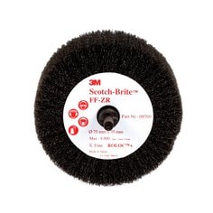 3M SB09709 Scotch-Brite Flap Brush FF-ZR FIN 3 in x 1-19/50 in (7.62 cm x 3.5 cm)