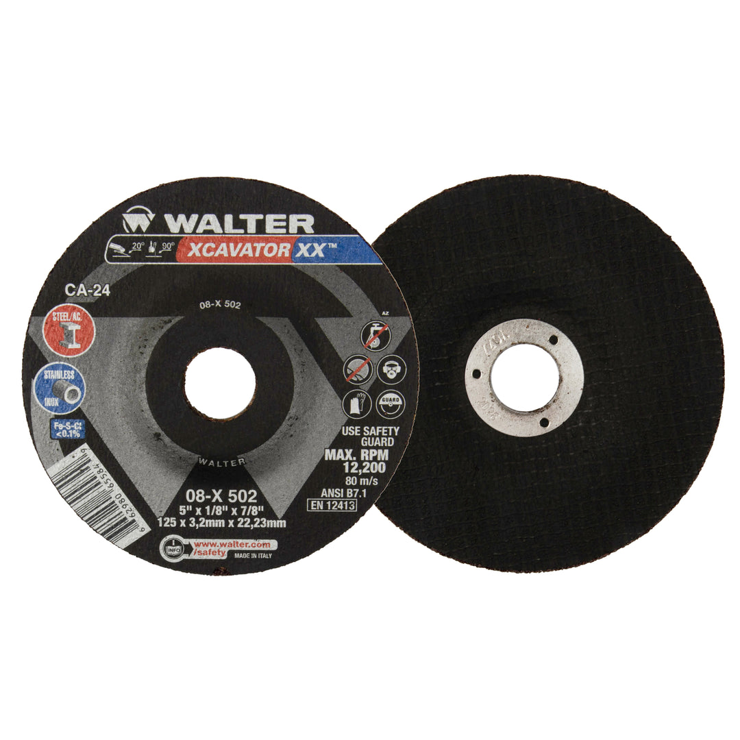 Type 27 WALTER 08X502 5 Inch x 1/8 Inch x 7/8 Inch Xcavator XX